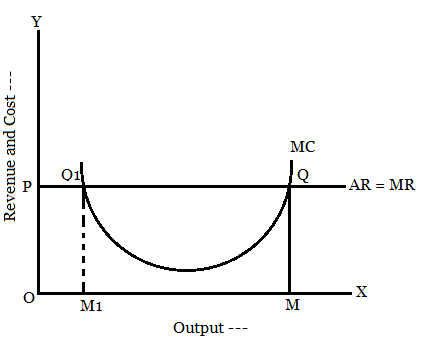 Producer Equilibrium with constant price